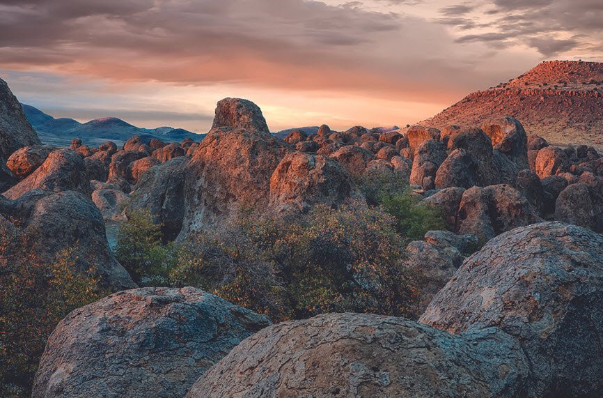 City of Rocks State Park, New Mexico, USA